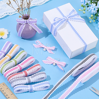 45 Yards 9 Colors Polyester Ribbons OCOR-PH0008-11-1