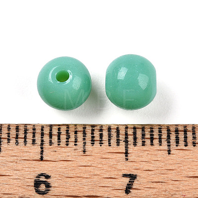 Opaque Solid Color Glass Beads X1-GLAA-N007-6mm-A01-1