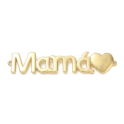 Brass Connector Charms KK-CBAE532-01D-G-1