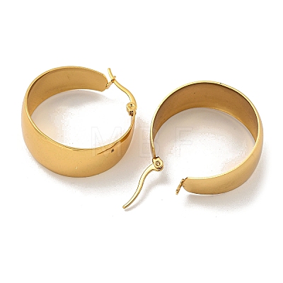 202 Stainless Steel Hoop Earring EJEW-H003-09G-01-1