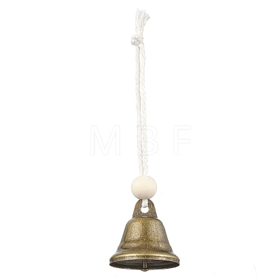 3Pcs 3 Styles Iron Bell Pendant Decorations HJEW-JM02174-1