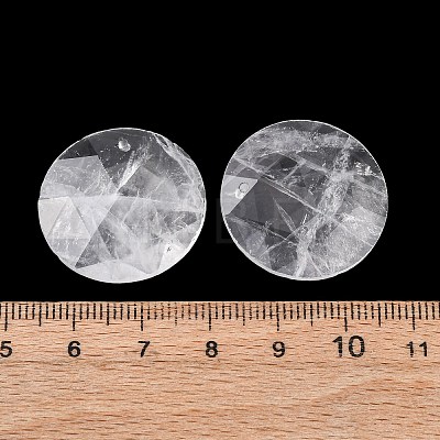 Natural Quartz Crystal Pendants G-H331-01F-1