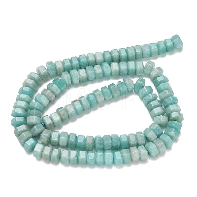 Natural Amazonite Beads Strands G-G317-A32-3X6MM-1