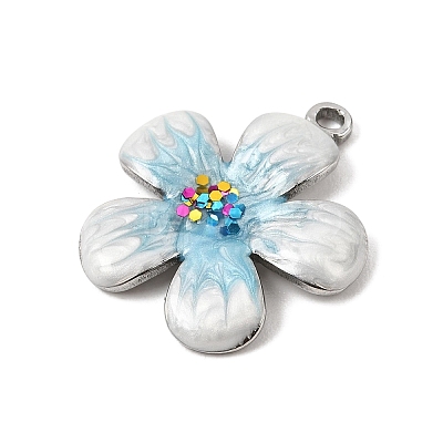 304 Stainless Steel Enamel Pendants SA-CBAA487-04P-1