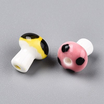 Handmade Porcelain Beads PORC-N007-21-A-1