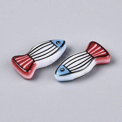 Printed Opaque Resin Beads RESI-N043-22B-1