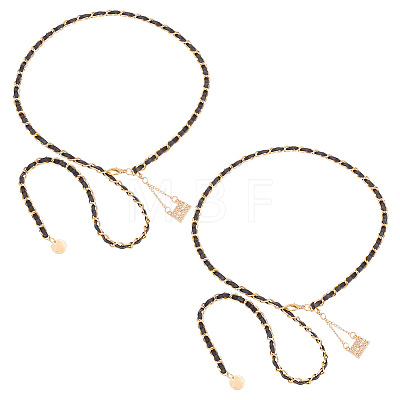 PU Leather Waist Chains AJEW-WH0413-75-1