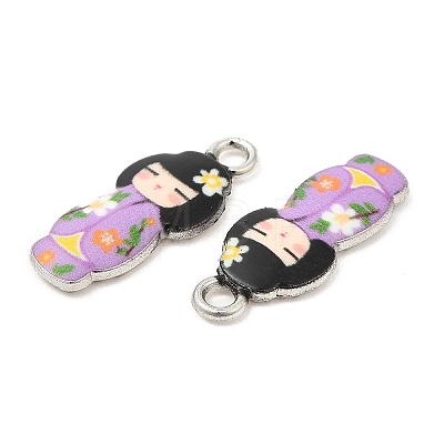 Alloy Enamel Pendants X-FIND-C037-17P-1