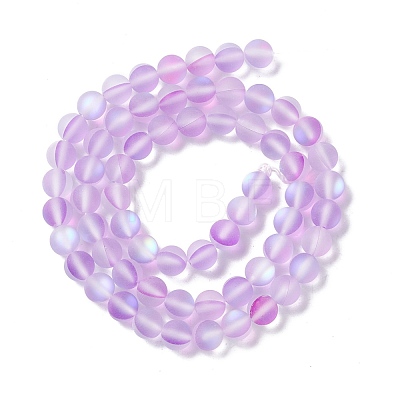 Synthetic Moonstone Beads Strands G-E573-01A-03-1
