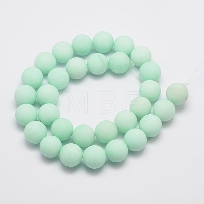 Natural Malaysia Jade Beads Strands G-A152-A-12mm-1