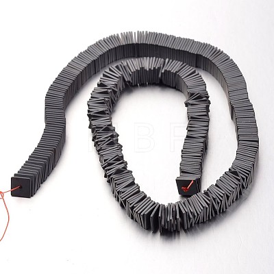 Non-magnetic Synthetic Hematite Bead Strands G-F300-20B-F09-1