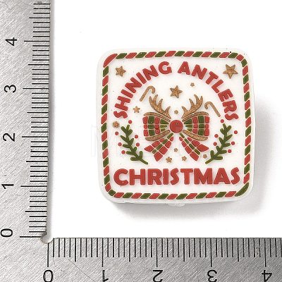 Christmas Silicone Beads SIL-C011-02E-1