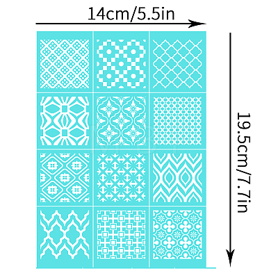 Self-Adhesive Silk Screen Printing Stencil DIY-WH0173-001W-1