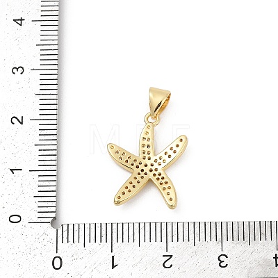 Brass Micro Pave Cubic Zirconia Pendants KK-D317-072G-1