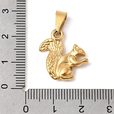 Animal Theme 304 Stainless Steel Pendants STAS-B167-27D-G-1