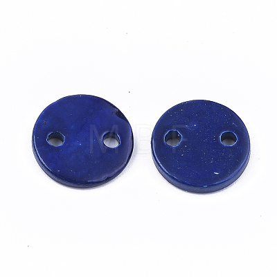Spray Paint Freshwater Shell Links connectors X-SHEL-S276-27A-1