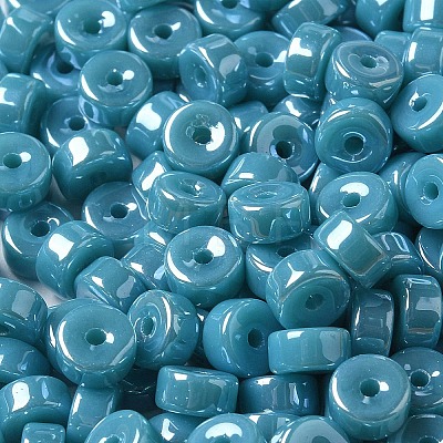 Opaque Colours Luster Glass Seed Beads SEED-E001-P3x6mm-A10-1