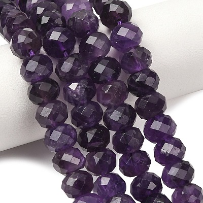 Natural Amethyst Beads Strands GG-CBA59DD-A01-5x8mm-1