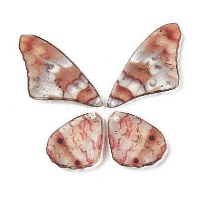 Translucent Resin Pendants Set RESI-G063-01C-1