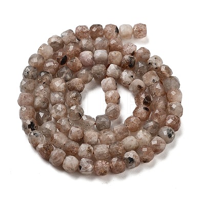 Natural Sunstone Beads Strands G-B093-B02-03-1