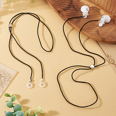 2Pcs Polyester Earphone Cord Straps HJEW-TAC0167-1