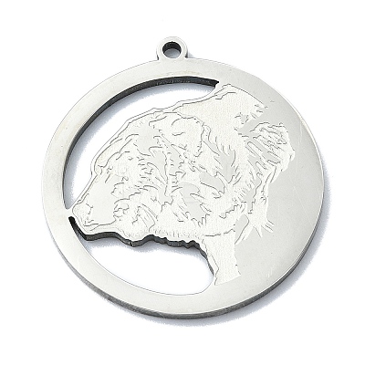 Non-Tarnish 201 Stainless Steel Pendants LS-STAS-R118-04P-1