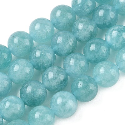 Dyed Natural Malaysia Jade Beads Strands G-G021-01D-08-1