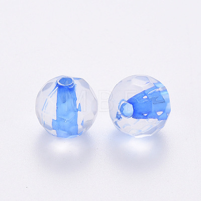 Transparent Acrylic Beads TACR-S154-10A-86-1