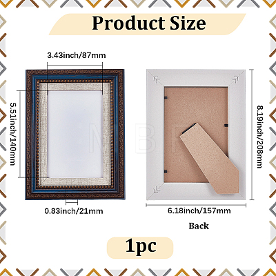 1Pc Resin Photo Frame Stand DJEW-SP0001-55A-02-1
