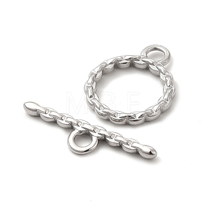 304 Stainless Steel Toggle Clasps STAS-F290-03P-1