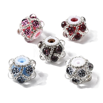 Acrylic Rhinetsone Beads MACR-K002-01-1