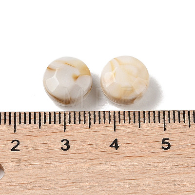 Two Tone Opaque Acrylic Beads MACR-M044-09-1