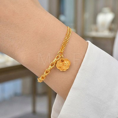Brass Charm Bracelets WG1C1D2-01-1
