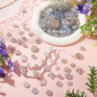100G Transparent Acrylic Beads OACR-BT0001-05A-1
