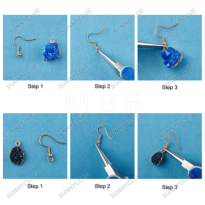 SUNNYCLUE DIY Earring Making Kits DIY-SC0011-66G-1