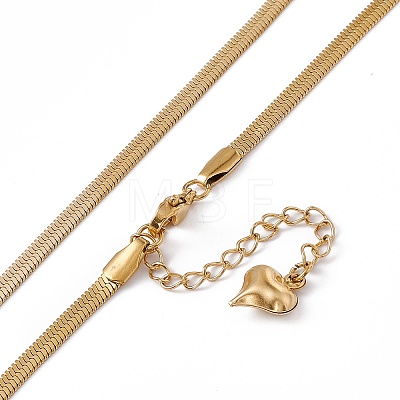 Enamel Evil Eye Pendant Necklace with Herringbone Chains NJEW-P269-15G-1