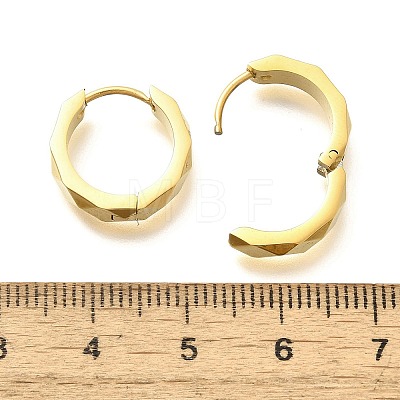 304 Stainless Steel Hoop Earrings for Women EJEW-C096-45G-1