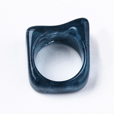 Resin Finger Rings X-RJEW-N033-010-B04-1