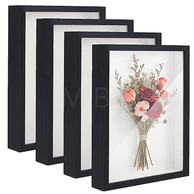 MDF Composite Wood Photo Frame Stand for Dried Flower LS-DJEW-WH0028-057A-1