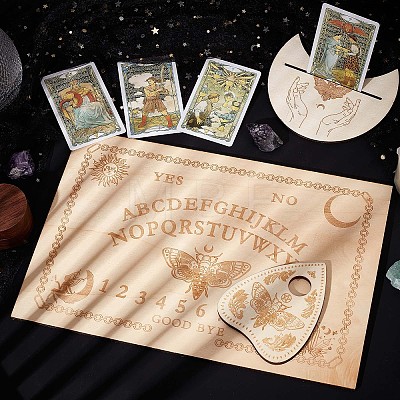 Wooden Witch Craft Sets DJEW-WH0063-29H-1