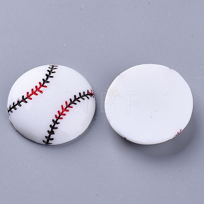 Sport Theme Resin Cabochons CRES-N021-05B-1