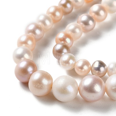 Natural Cultured Freshwater Pearl Beads Strands PEAR-E018-80-1