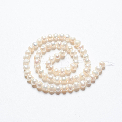 Natural Cultured Freshwater Pearl Beads Strands A23WT011-1