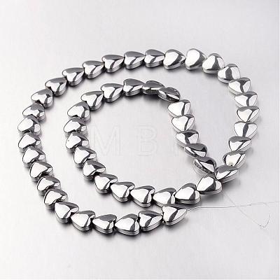 Electroplate Non-magnetic Synthetic Hematite Bead Strands G-F300-22B-01-1