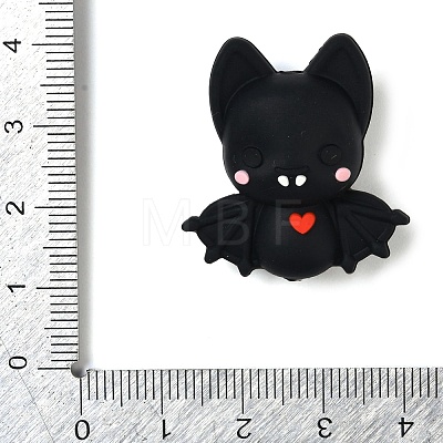 Bat Food Grade Silicone Focal Beads SIL-Q030-14B-1