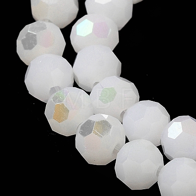 Imitation Jade Glass Beads Strands EGLA-A035-J6mm-L05-1