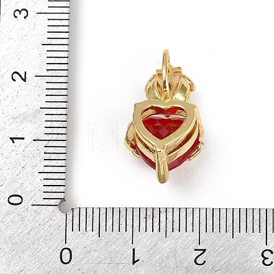 Brass Glass Pendants KK-R226-03G-02-1