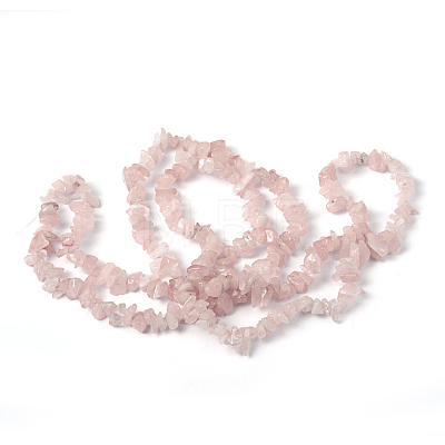 Natural Rose Quartz Beads Strands X-F007-1
