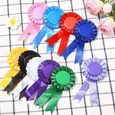 10Pcs Cloth Brooches AJEW-CJC0010-06-1