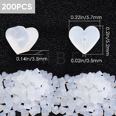 Clear Silicone Full-covered Ear Nuts FIND-SP0001-18E-1